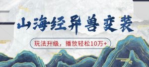 山海经异兽变装，玩法升级，播放轻松10万+-康仁安网创