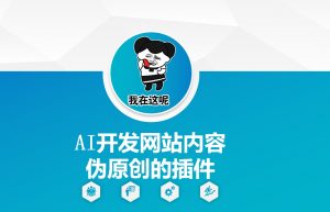 AI开发网站内容伪原创的插件,从零开始手把手教学-康仁安网创