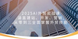 2025AI外贸实战课：涵盖建站、开发、营销, 从零到三全面掌握外贸技能-康仁安网创