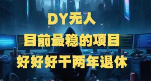 DY无人,目前最稳的项目,矩阵放大边旅游边赚钱,好好好干两年退休-康仁安网创