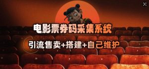 电影票券码采集系统_从商户放单转型做抢单达人-康仁安网创