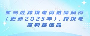 亚马逊跨境电商选品案例(更新2025年3月)，跨境电商利基选品-康仁安网创