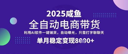 全网首发【闲鱼全自动电商带货】三年磨一剑,一朝露锋芒,单月稳定变现8k+【揭秘】-康仁安网创