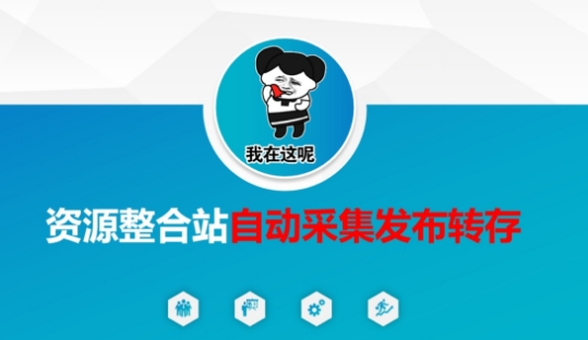 资源整合站自动采集发布转存，解放双手-康仁安网创
