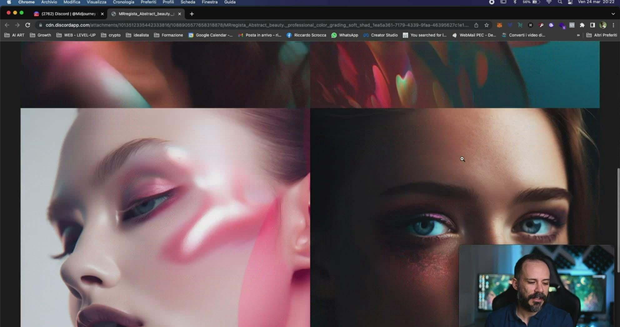图片[5]-Midjourney AI人工智能创建和销售令人惊叹的海报教程-10节课-中英字幕-康仁安网创