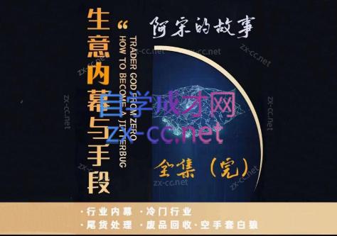 阿宋的故事·生意内幕与手段-康仁安网创