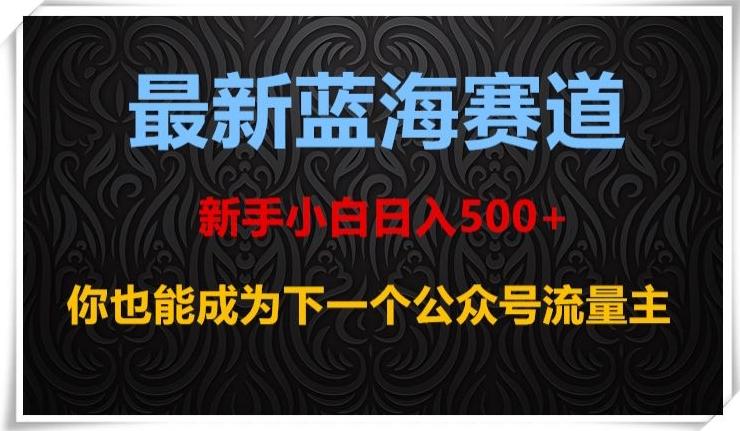 最新蓝海赛道,新手小白日入500+,你也能成为下一个公众号流量主【揭秘】-康仁安网创