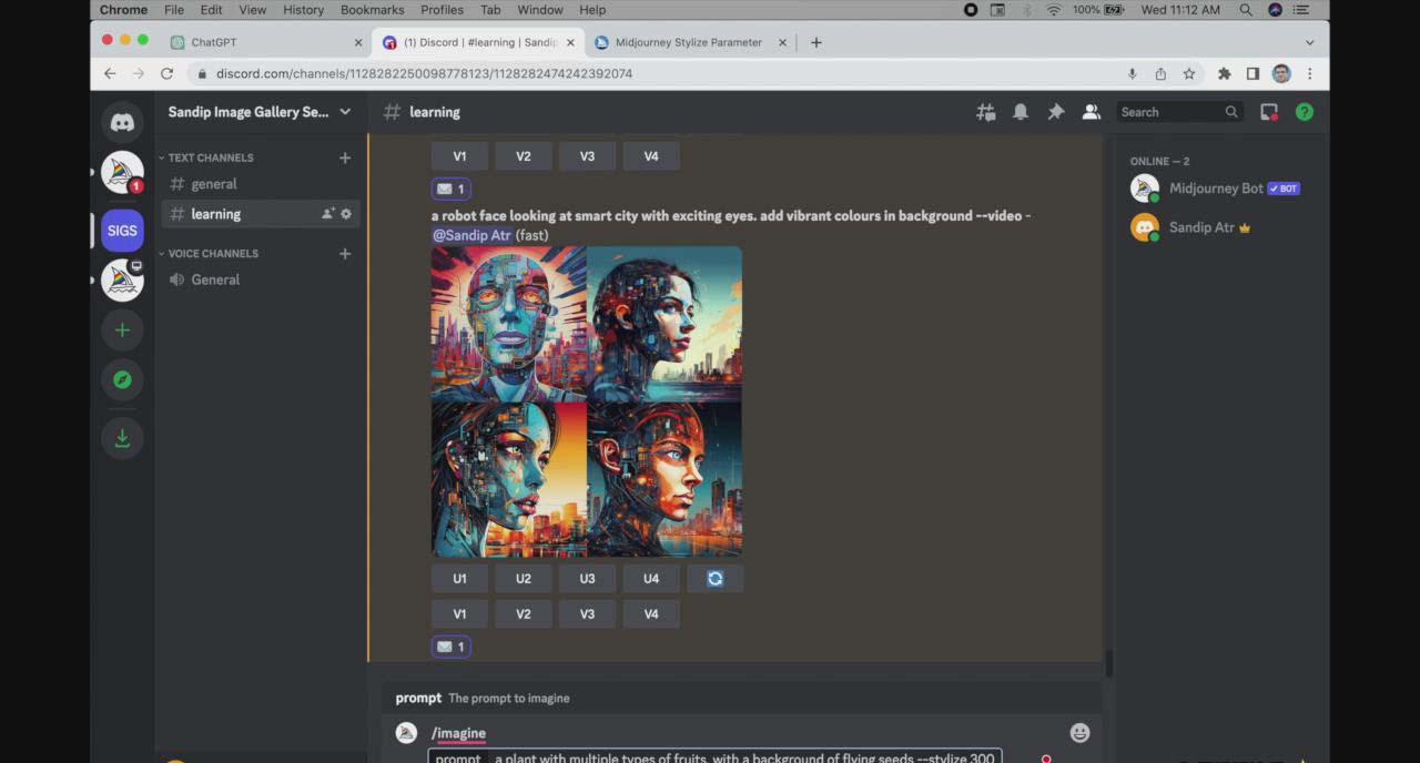 图片[2]-ChatGPT4 和 MidJourney AI 绘画聊天革命性指南教程-33节视频课-中英字幕-康仁安网创