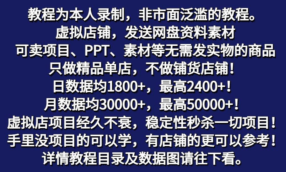 图片[2]-拼多多虚拟电商训练营月入50000+你也行，暴利稳定长久，副业首选-康仁安网创