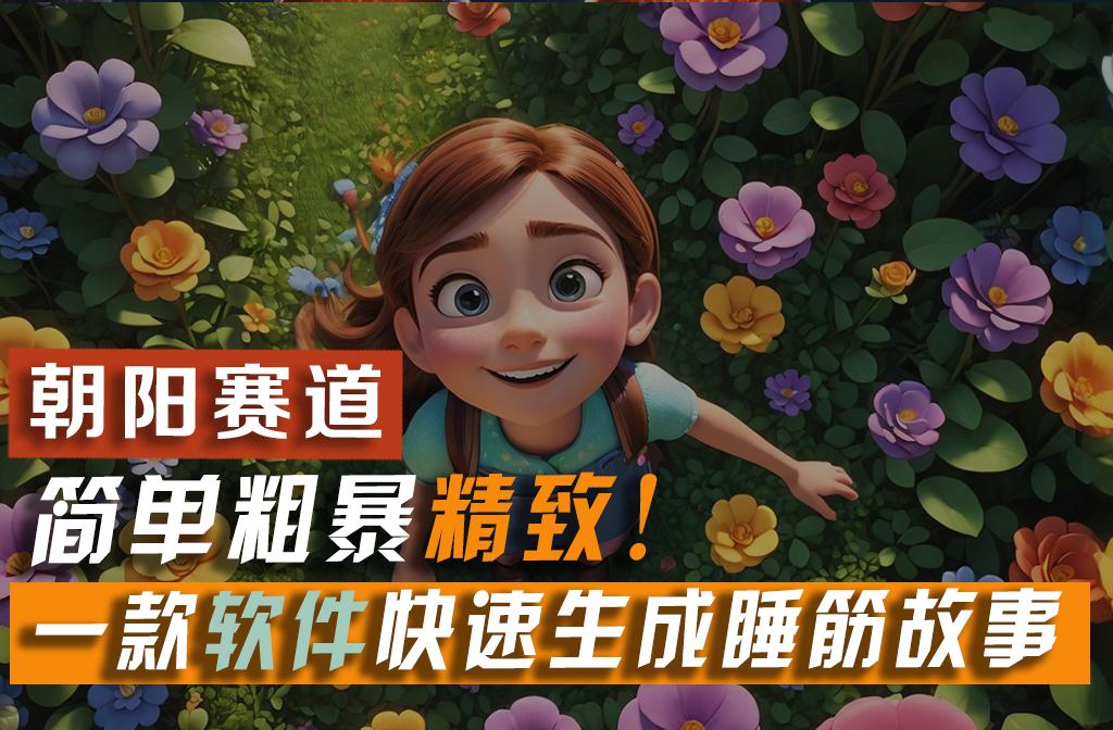利用一款软件5分钟一条爆款睡筋故事,简单粗暴精致!小白月入2w+-康仁安网创