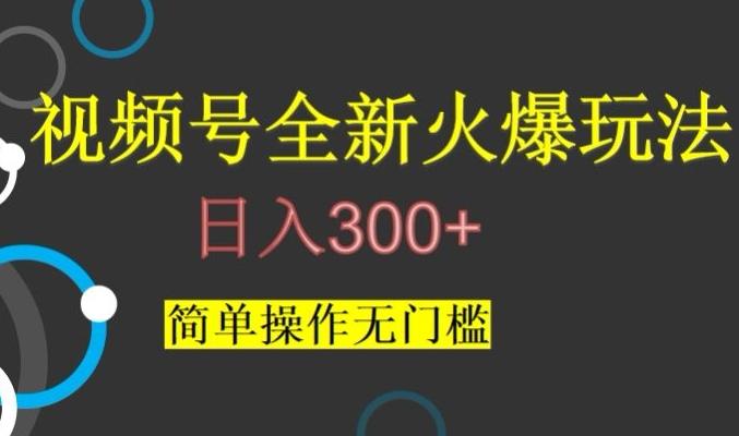 视频号最新爆火玩法，日入300+，简单操作无门槛【揭秘】-康仁安网创