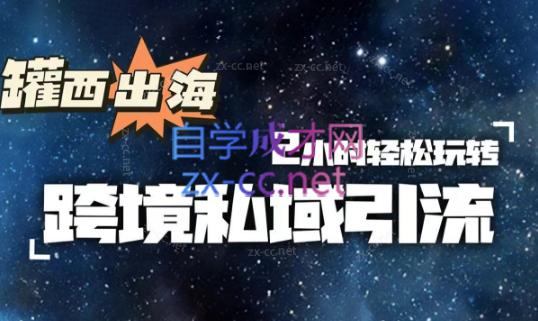 罐西老师·零基础学会跨境私域引流-康仁安网创