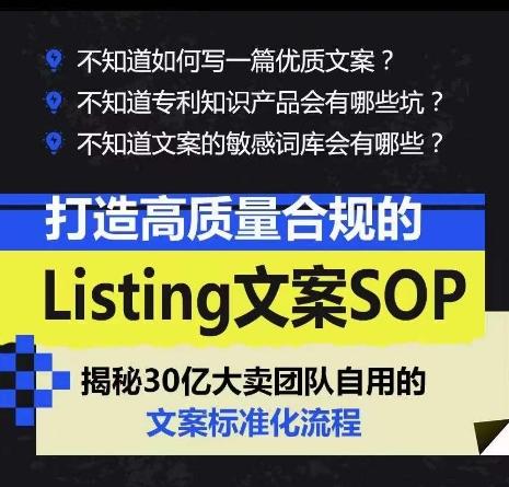 打造高质量合规的Listing文案SOP,掌握亚马逊文案工作的标准化-康仁安网创