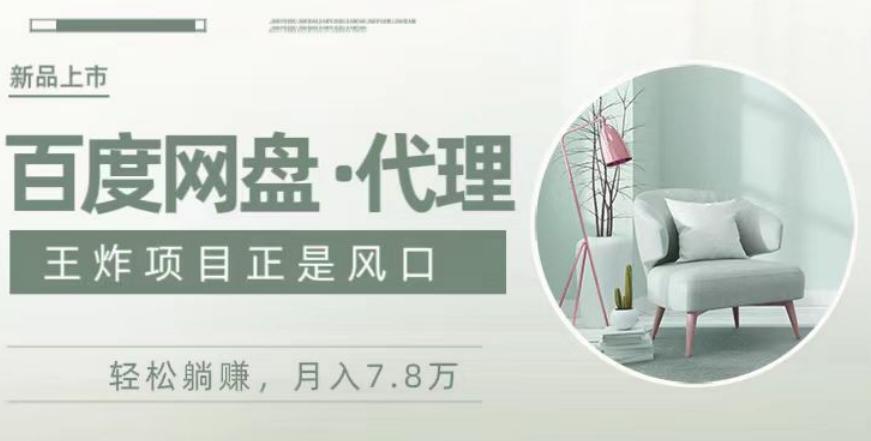 度盘代理,月入7w保姆级全方位教程-康仁安网创