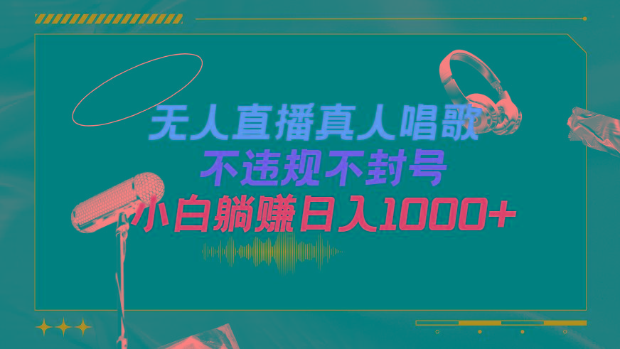 (9622期)抖音24小时无人直播音乐，不违规，不封号纯撸音浪，小白实操当天日入1000+-康仁安网创