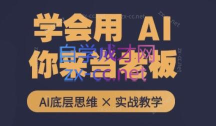墨竹老师·从0基础到AI高手(第二期)-康仁安网创