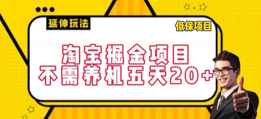 淘宝掘金项目,不需养机,五天20+,每天只需要花三四个小时【揭秘】-康仁安网创