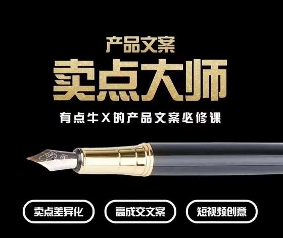 产品文案【卖点大师】高转化电商，有点牛X的产品文案必修课-康仁安网创