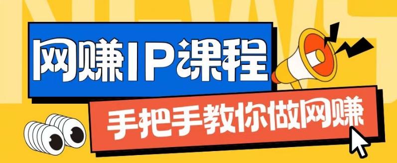ip合伙人打造1.0，从0到1教你做网创，实现月入过万【揭秘】-康仁安网创
