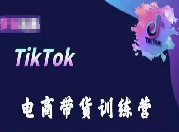 TikTok电商带货训练营,跟随时代潮流,跨境掘金-康仁安网创
