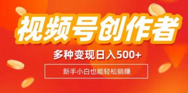视频号创作者计划,多种变现方式,日入500+【内附1080g视频素材】-康仁安网创
