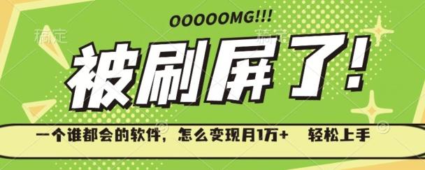 一个谁都会的软件,怎么变现月1万+轻松上手-康仁安网创