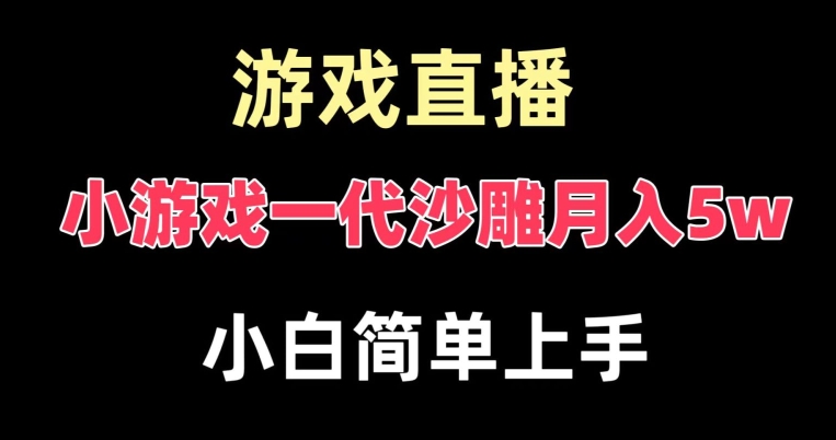玩小游戏一代沙雕月入5w,爆裂变现,快速拿结果,高级保姆式教学【揭秘】-康仁安网创