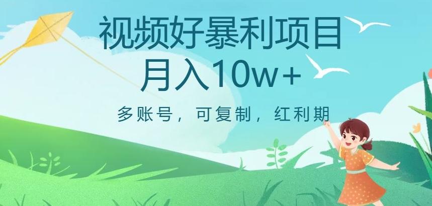 视频号暴利项目，多账号，可复制，红利期，月入10w+【揭秘】-康仁安网创