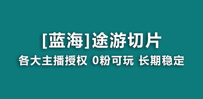 抖音途游切片，龙年第一个蓝海项目，提供授权和素材，长期稳定，月入过万-康仁安网创