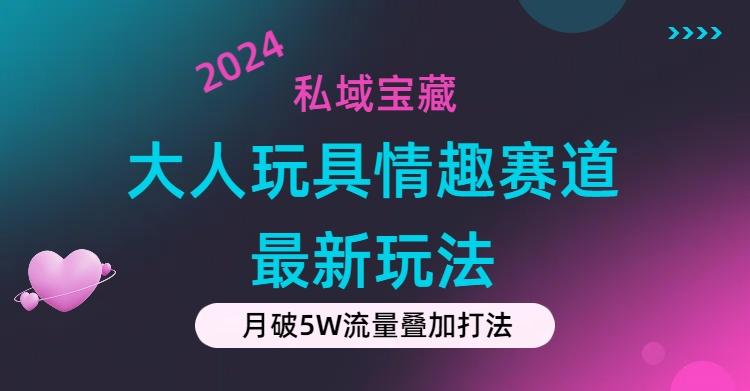 私域宝藏:大人玩具情趣赛道合规新玩法,零投入,私域超高流量成单率高-康仁安网创