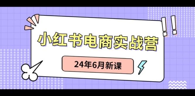 小红书电商实战营:小红书笔记带货和无人直播,24年6月新课-康仁安网创