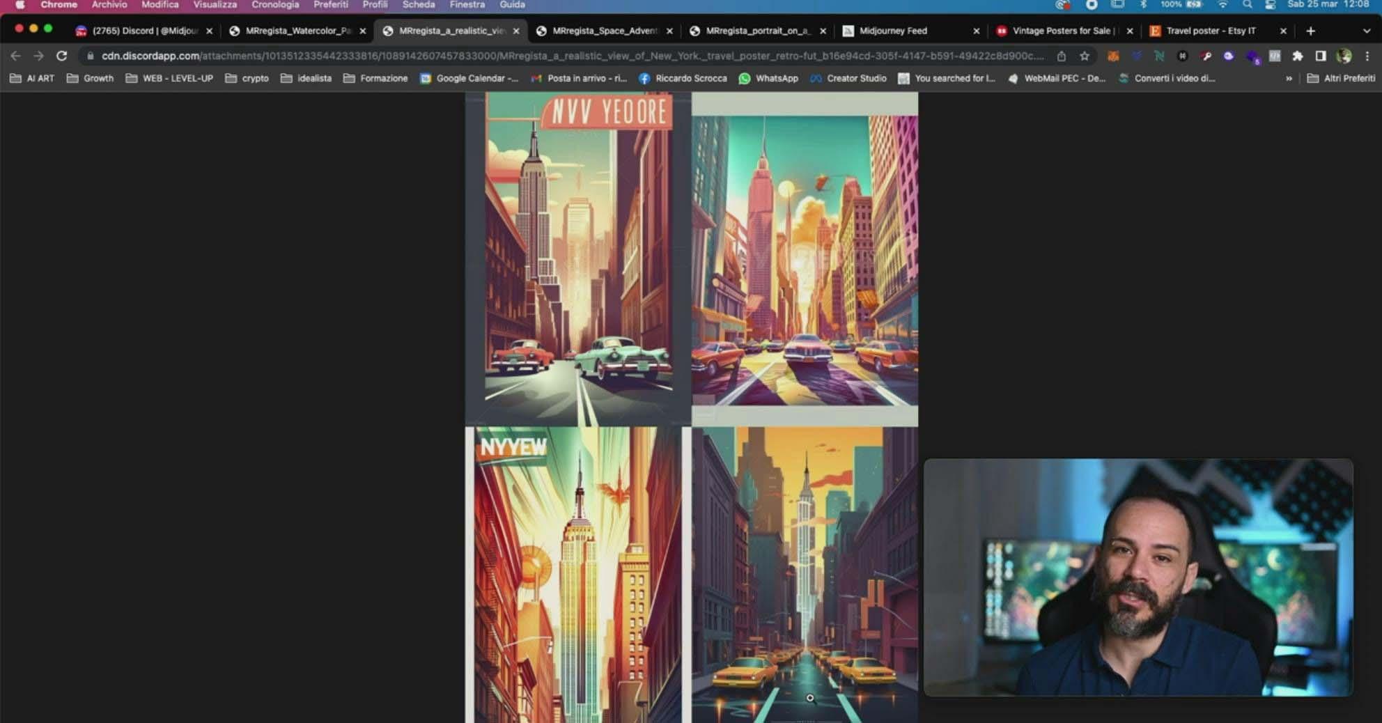 图片[10]-Midjourney AI人工智能创建和销售令人惊叹的海报教程-10节课-中英字幕-康仁安网创