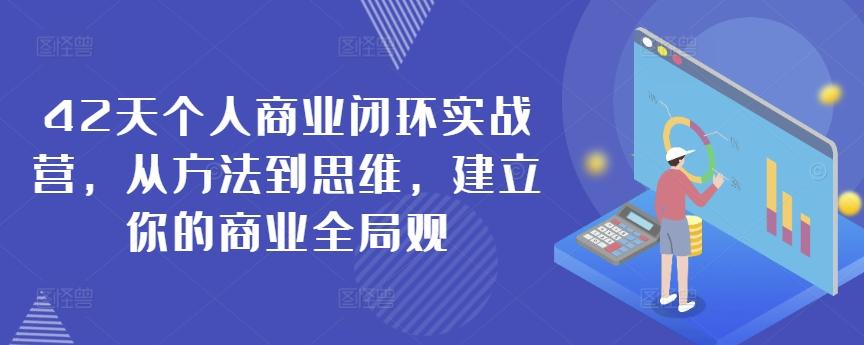42天个人商业闭环实战营,从方法到思维,建立你的商业全局观-康仁安网创