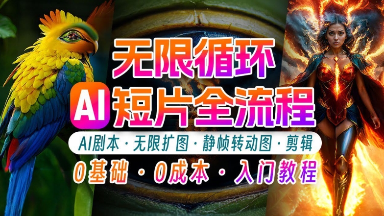 AI剪辑无限循环画面:新手轻松月入上万的秘技【揭秘】-康仁安网创