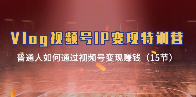 Vlog 视频号IP变现特训营,普通人如何通过视频号变现赚钱(15节-康仁安网创