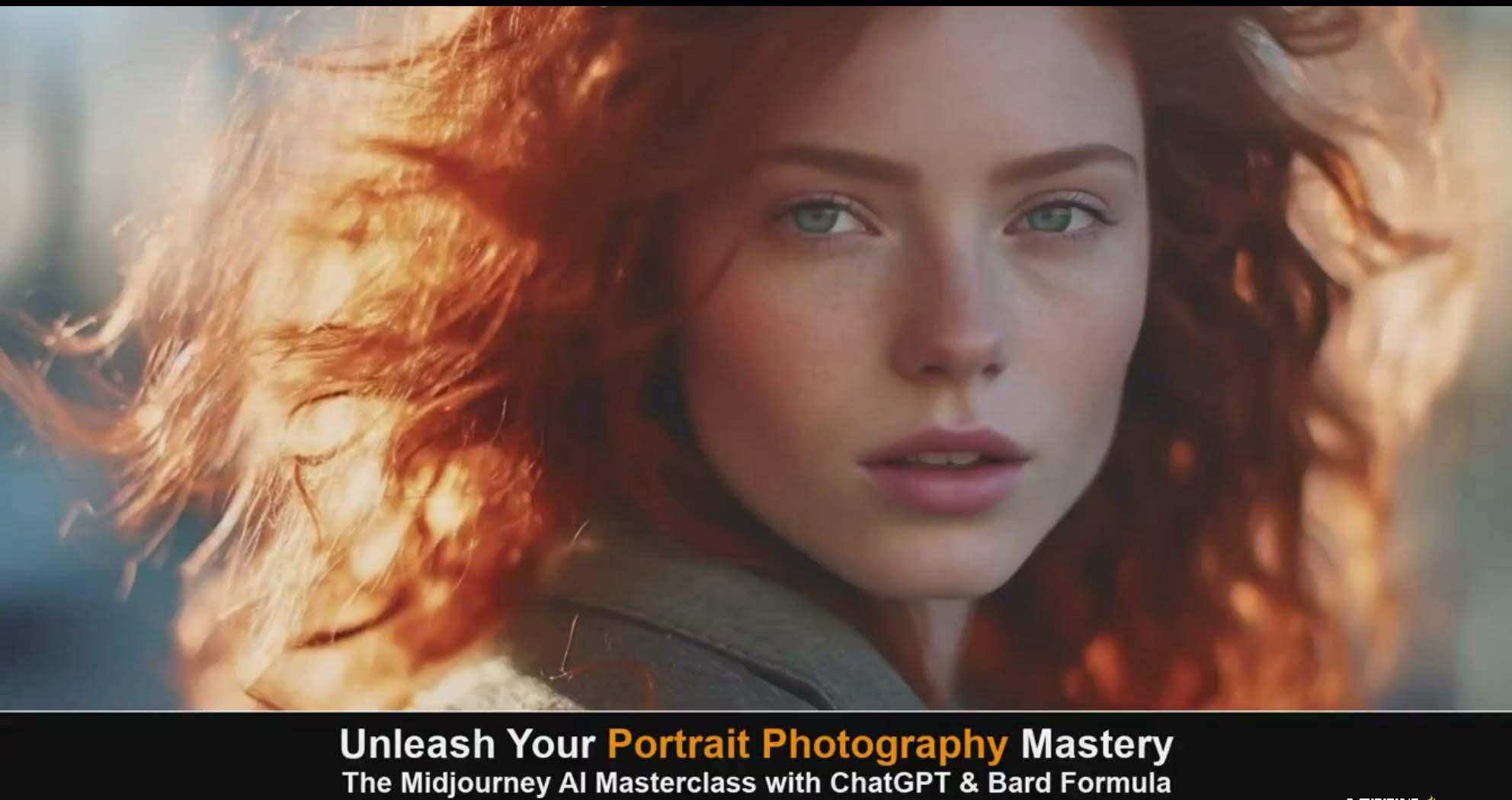 图片[2]-(9312期)Midjourney v5 ChatGPT 和 Bard AI人工智能人像摄影大师班-15节-中英字幕-康仁安网创