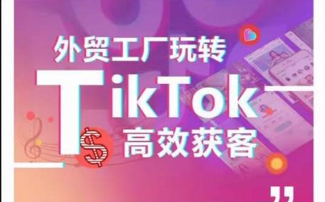 外贸工厂玩转TikTok高效获客,多种引流方式与账号定位技巧,拆解爆款短视频打造成功案例-康仁安网创