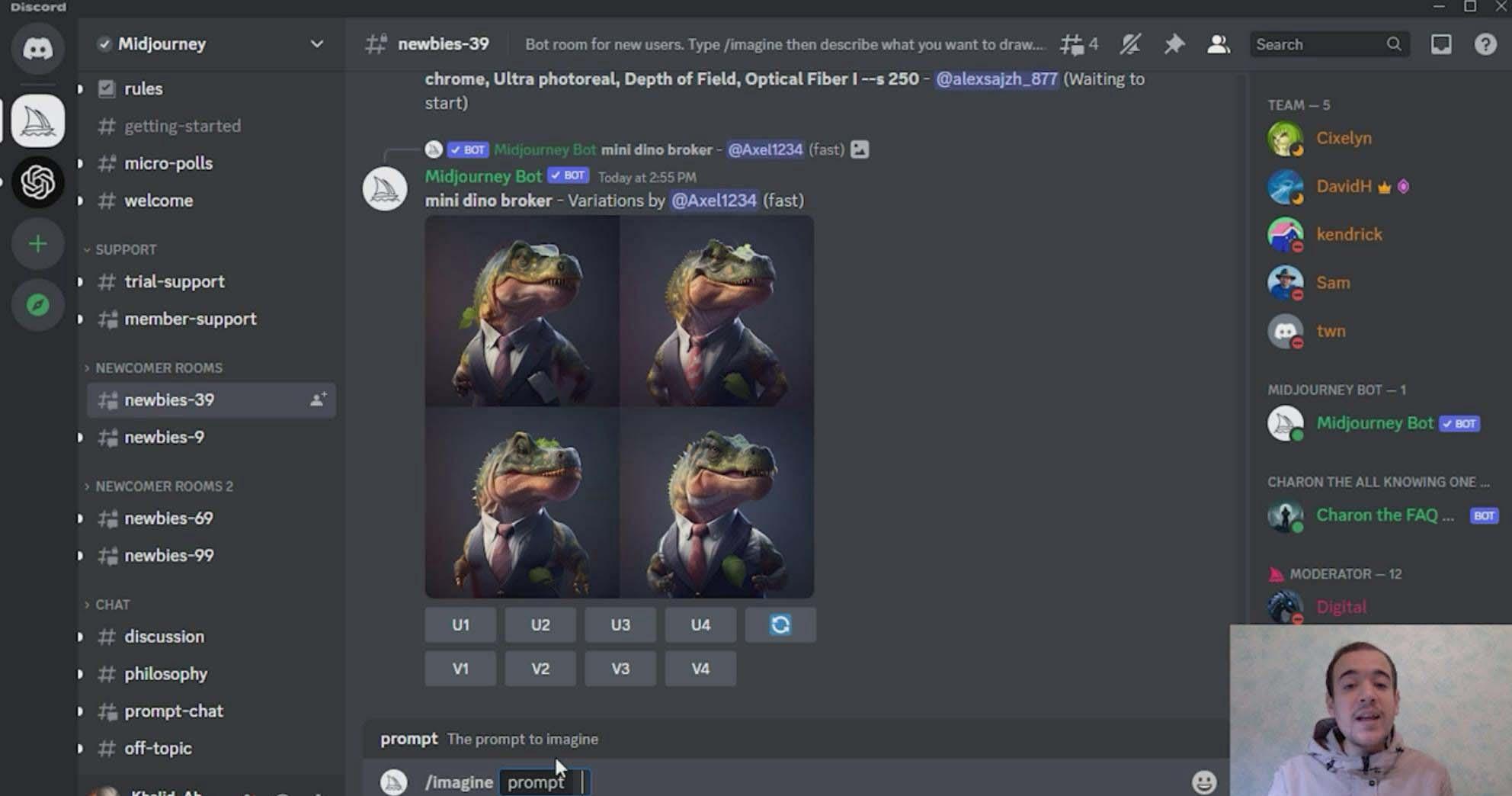 图片[1]-Midjourney 精通教程-使用Midjourney AI创建美丽艺术图像-36节课-中英字幕-康仁安网创