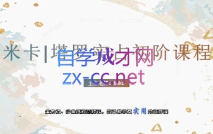 米卡·实占塔罗初阶课-康仁安网创