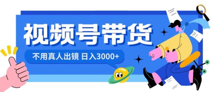 视频号带货,日入3000+,不用真人出镜-康仁安网创
